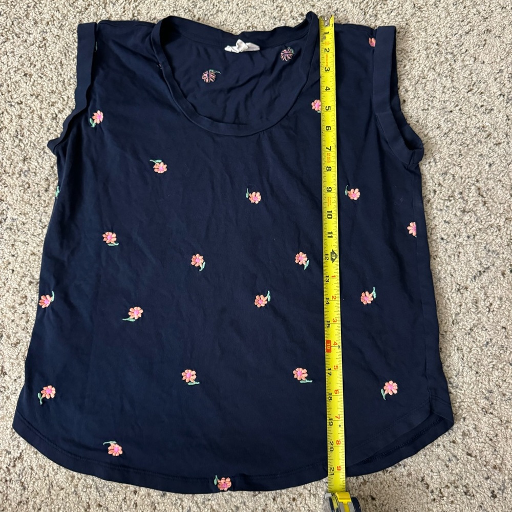 Lou & Grey Floral Blouse Size XS - Picture 5 of 9
